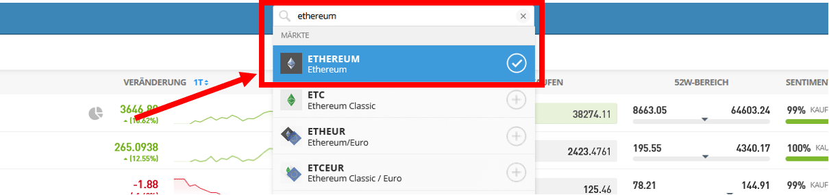 Ethereum-Kauf-eToro